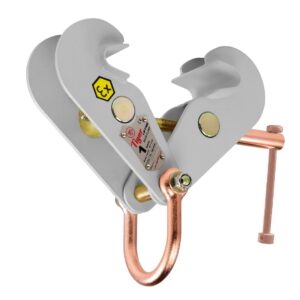 Manual Hoisting Specialist Range XBF Spark Resistant Fixed Jaw Beam Clamp with Shackle