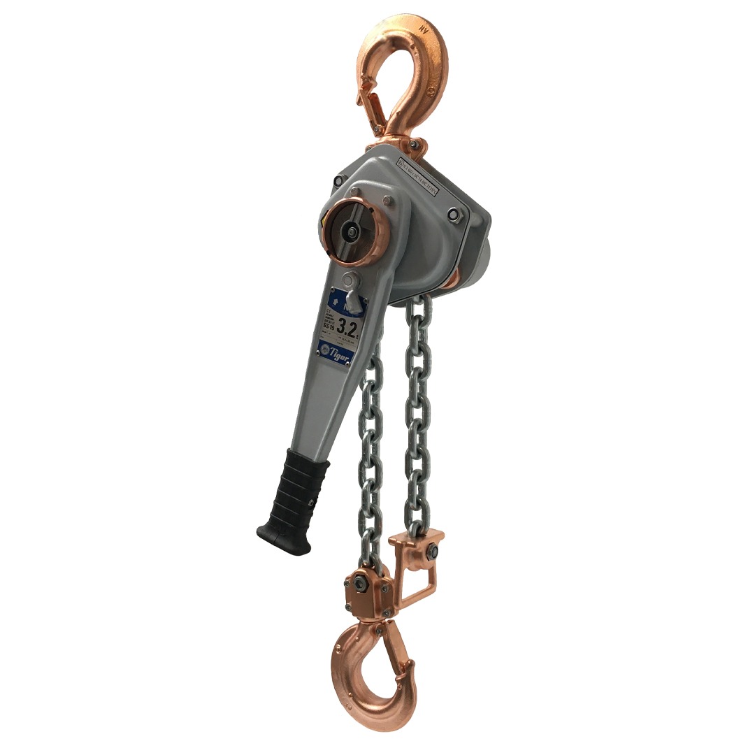 Manual Hoisting Specialist Range SS Spark Resistant Lever Hoist