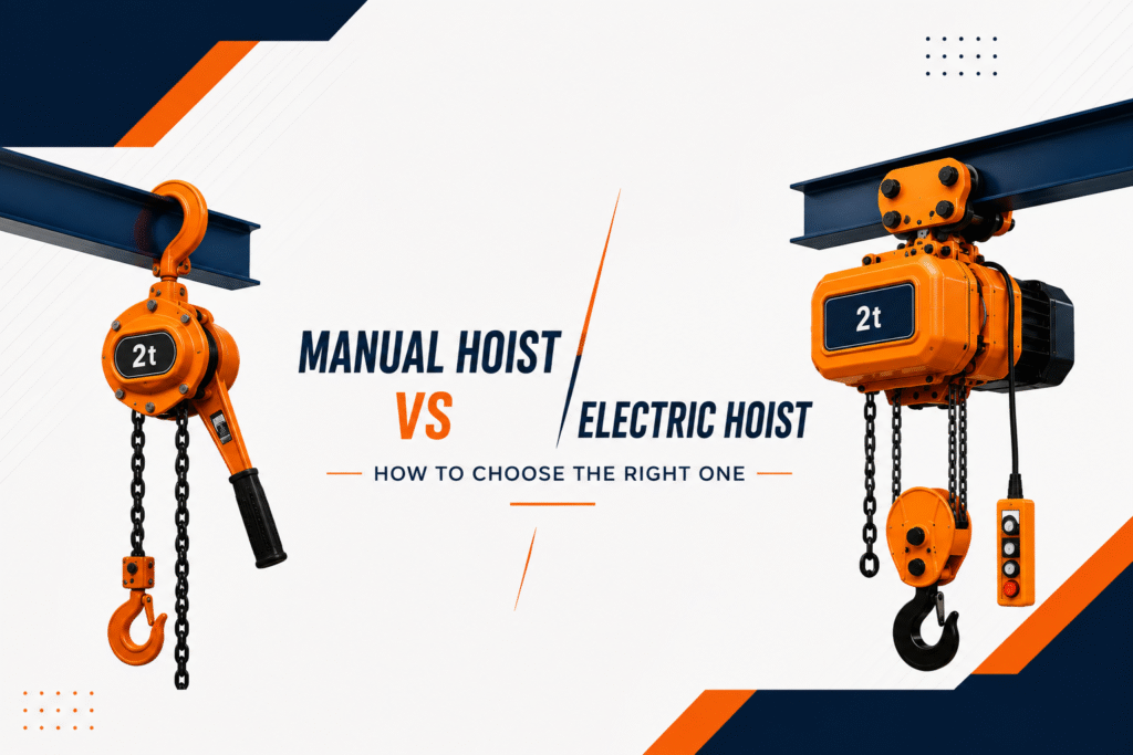 Manual Hoist vs Electric Hoist: How to Choose the Right One