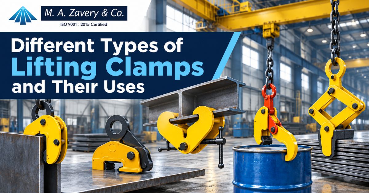 Different Types of Lifting Clamps and Their Uses