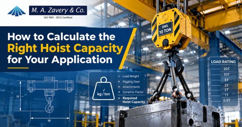 How to Calculate the Right Hoist Capacity for Your Application